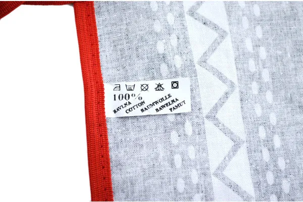 Textile 31" Apron Poppy Garden Black