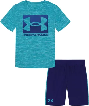 Under Armour baby-girls Ua Terrazzo Leopard Heart SetShort Set
