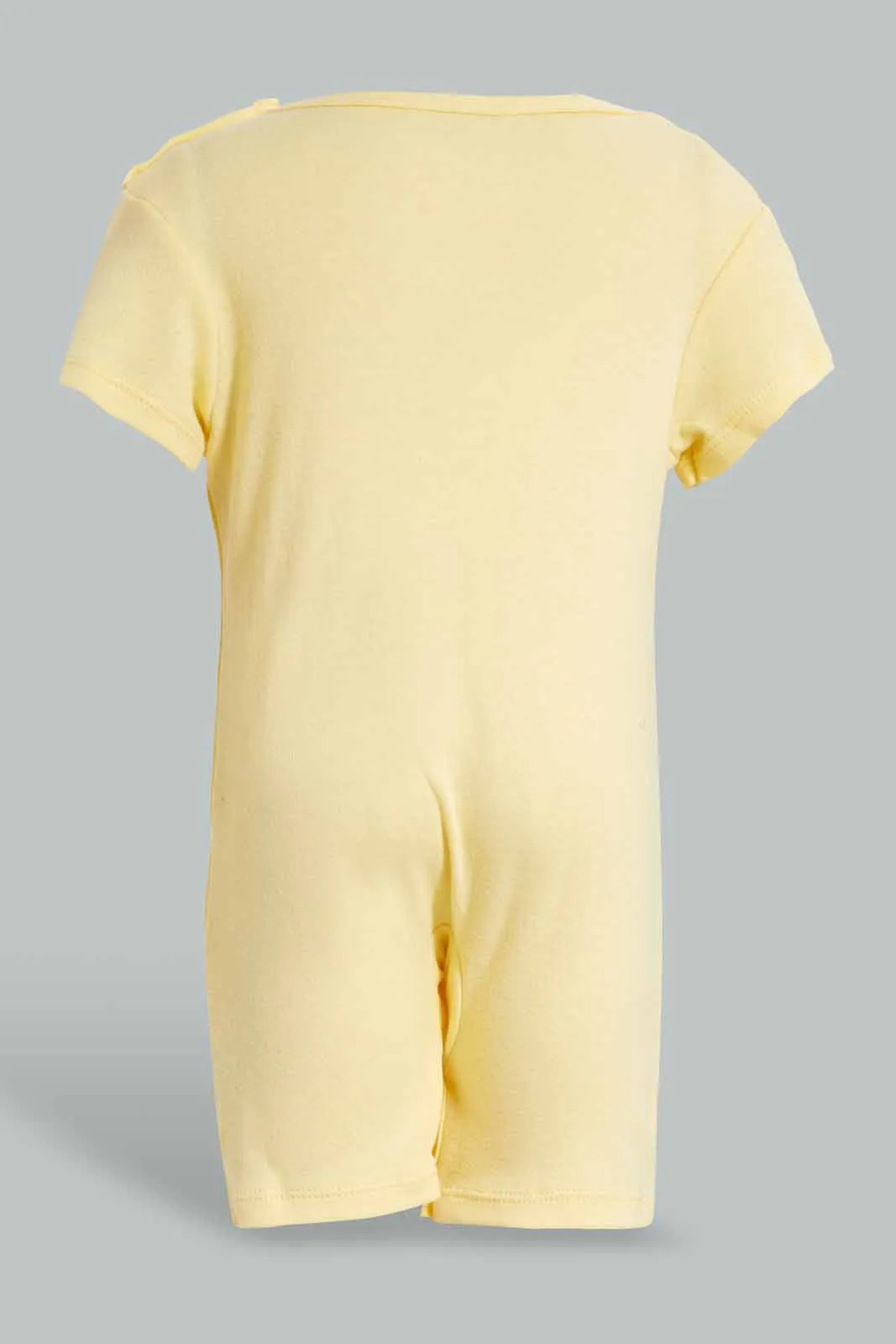 Yellow And Blue Sailor Romper Set (2 Piece)